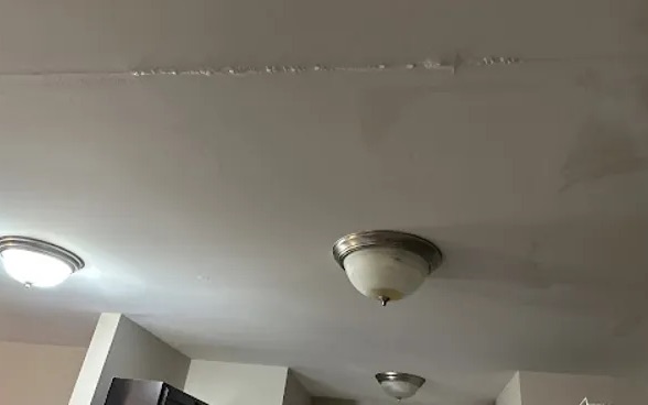 Ceiling Drywall Water Damage Restoration in Plymouth, MA