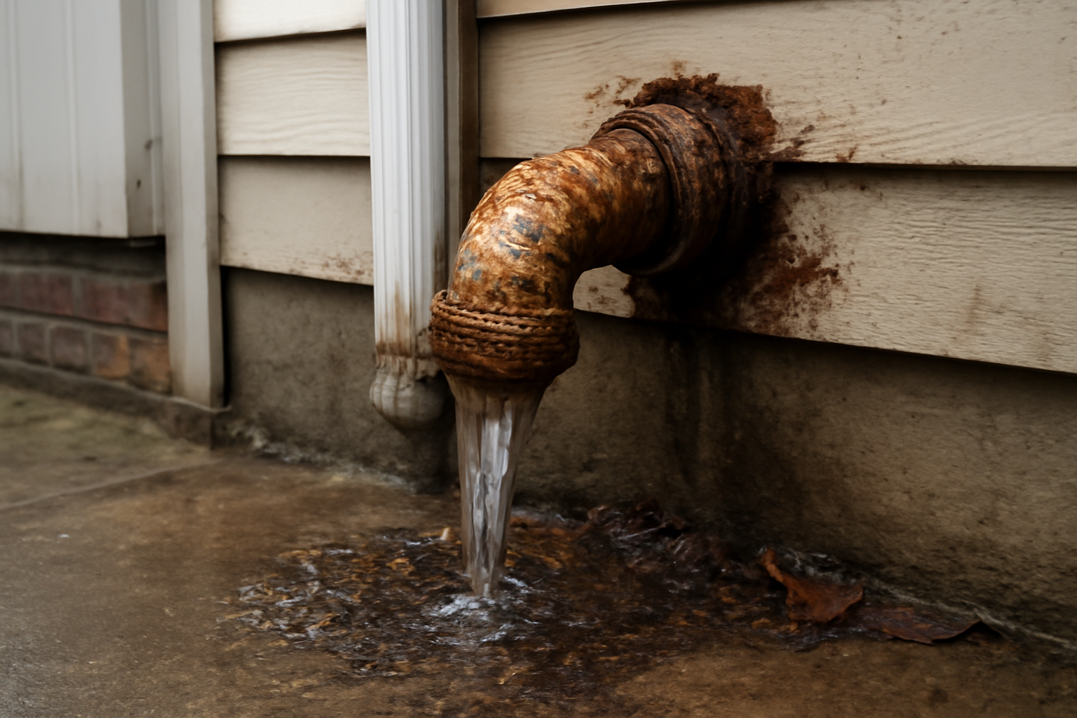 Corroded Pipe Water Removal in Acushnet, MA
