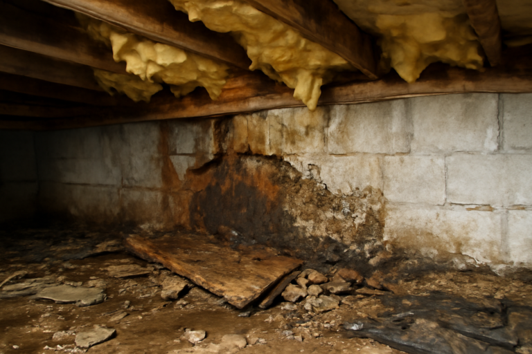 Crawl Space Water Damage Repair