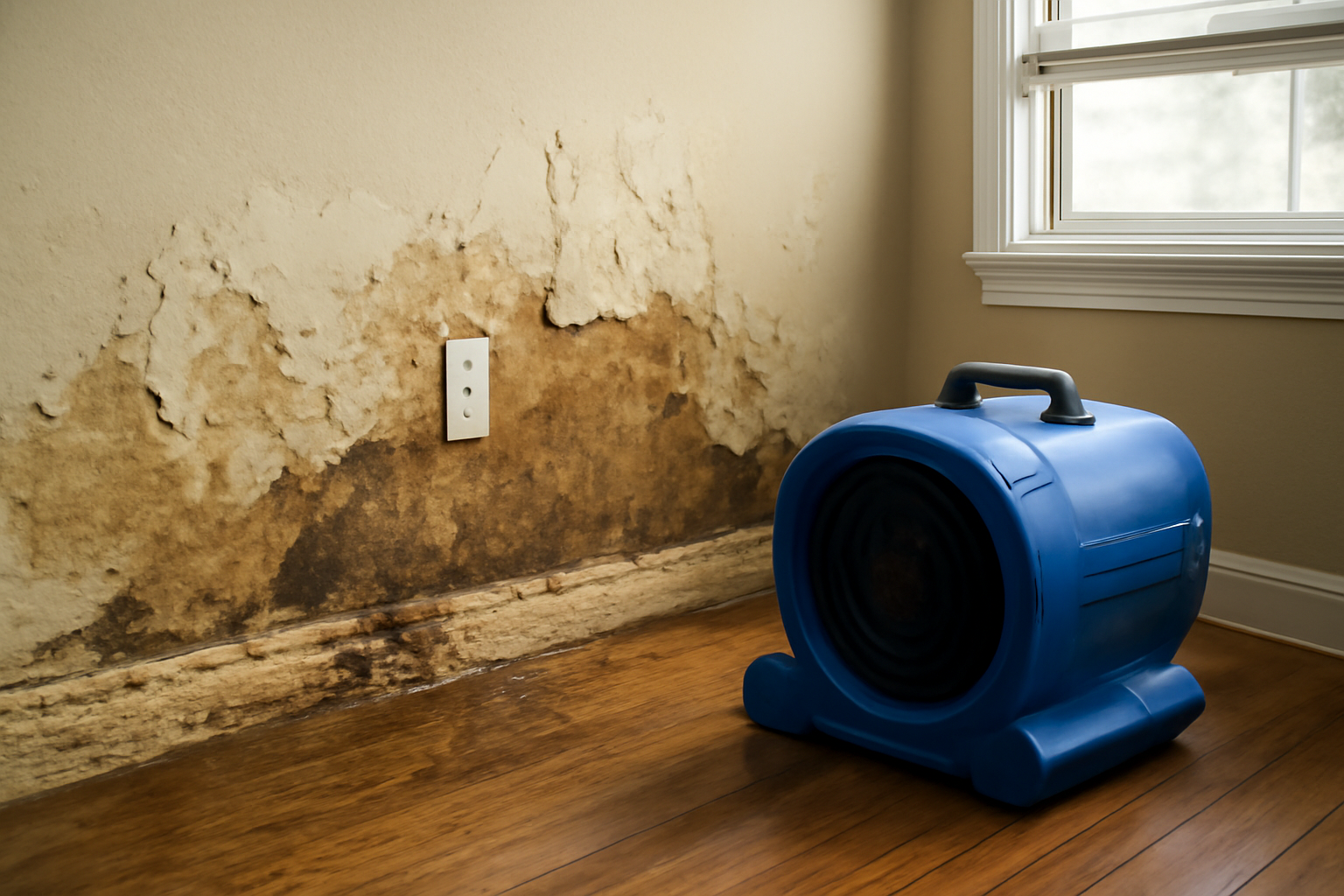 High-Velocity Air Mover Drying in Holliston, MA