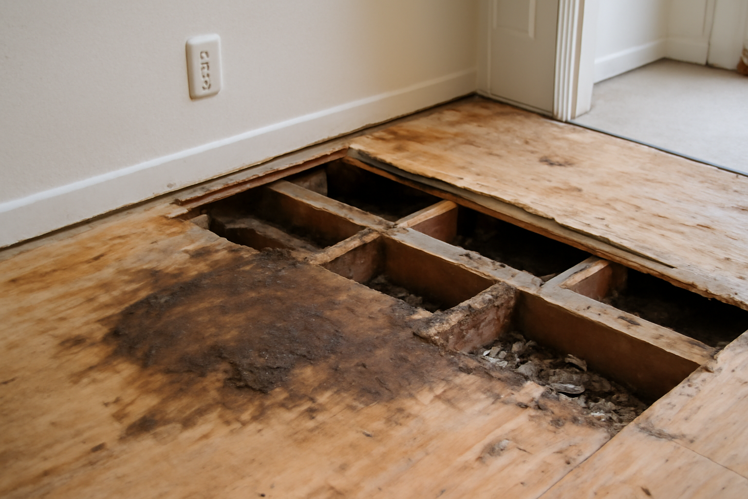 Subfloor Water Damage Repair in Acushnet, MA